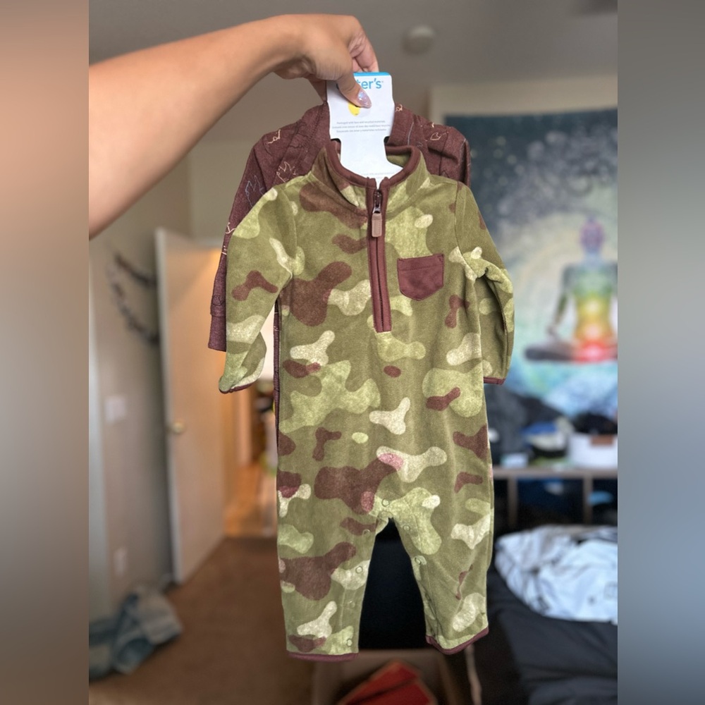 Carters Toddler Boy Long Sleeve Rompers